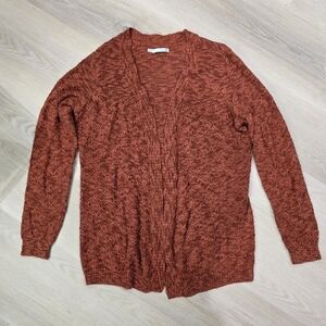 Maurices Women's Rust Orange Cardigan Sweater Size XL